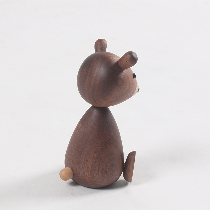 木製オブジェ リス  天然木 無垢材 小動物 おしゃれ 置物 人形 木製玩具 北欧 インテリア 雑貨
