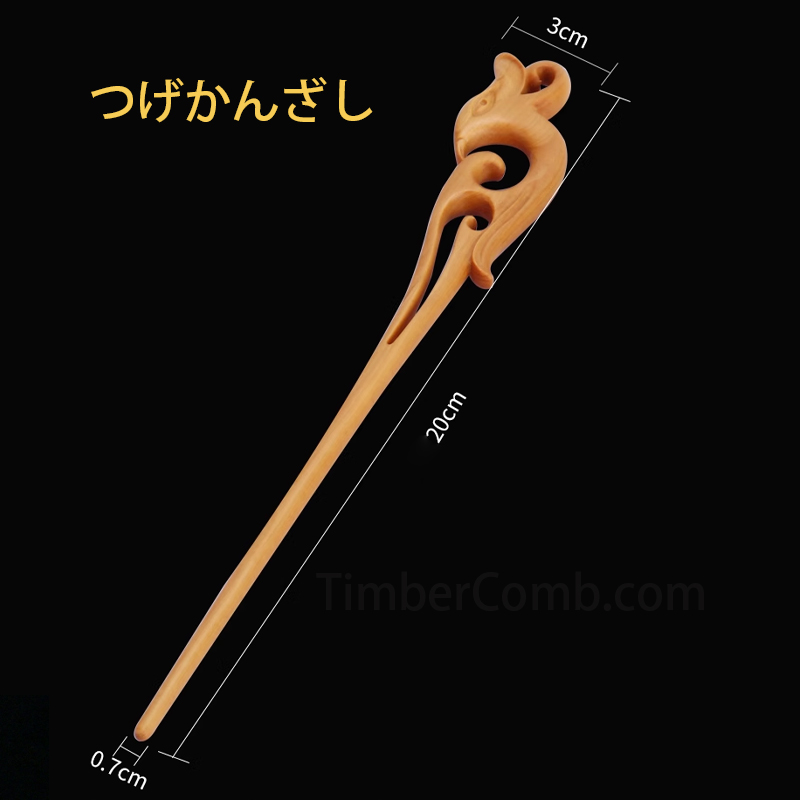木製 彫刻　本つげ　髪留め　髪飾り　和洋折衷 最短即日出荷】髪飾り ヘアアクセサリー ユニセックス つまみ