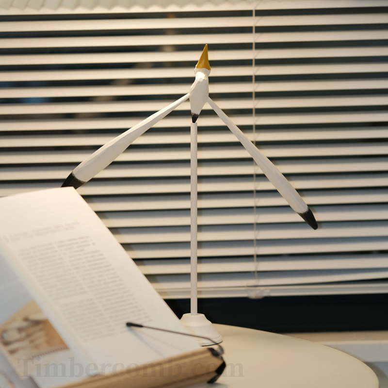 バランス カモメ 置物 癒し系 かわいい 木製 木彫り 装飾 レストラン 書斎 オフィス デスク インテリア