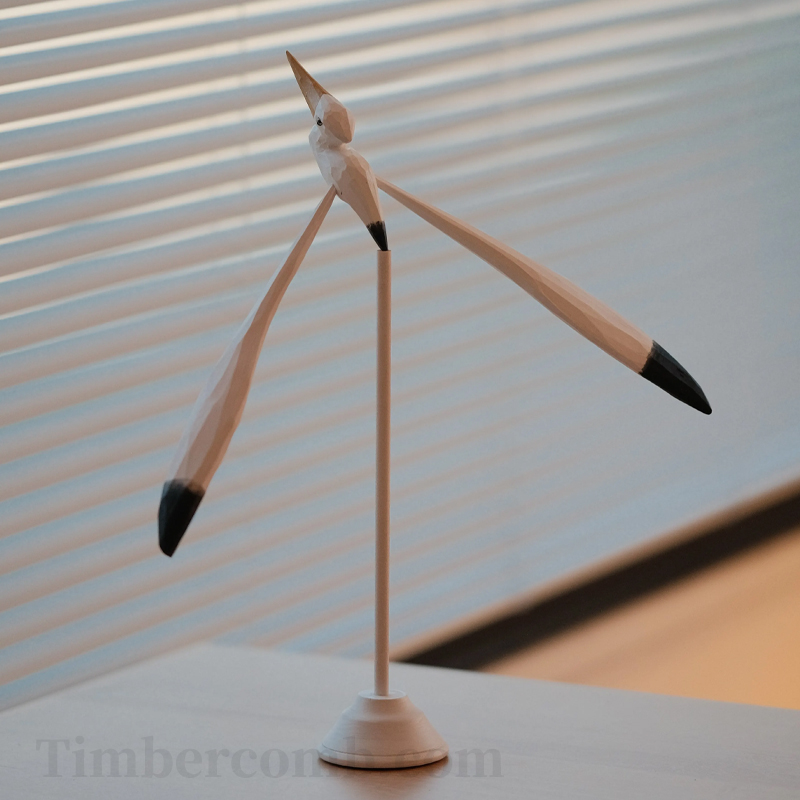 バランス カモメ 置物 癒し系 かわいい 木製 木彫り 装飾 レストラン 書斎 オフィス デスク インテリア