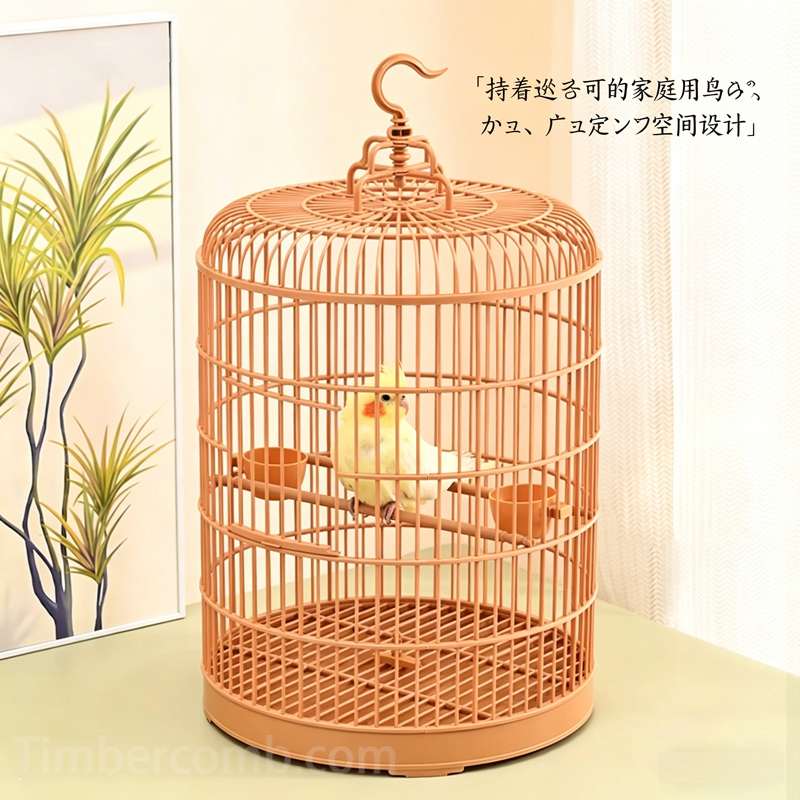 セキセイインコ ケージ 鳥かご  バードケージ オカメインコ アカハラ 文鳥 小型鳥用 丸型 飼育ケージ 持ち運び 鳥用品 おしゃれ