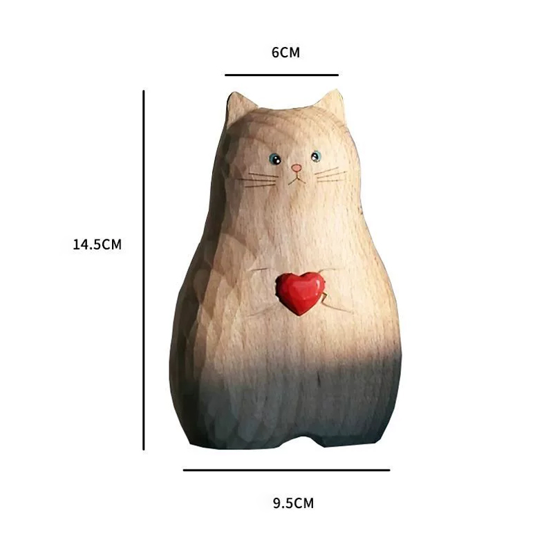  猫型花瓶オブジェ - 癒しの和風ハンドメイドのデスク用フラワーホルダー クリエイティブなギフト置物