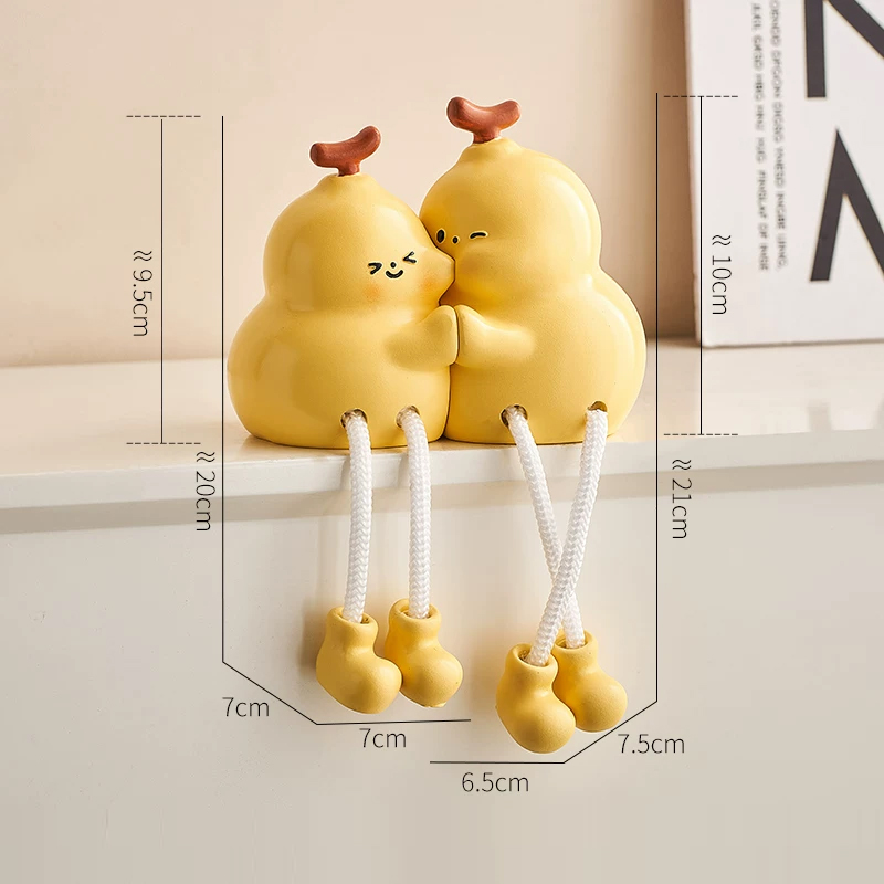 吊り足人形置物 リビング・デスク・テレビ台・子供部屋の装饰 誕生日プレゼントに最適