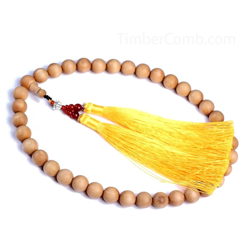 ヒノキ 男性用女性用ブレスレット 油分が高いヤーバイ念珠 本場の生薬のにおい付き 腕輪の数珠 天然素材-木彫り高級人気専門店