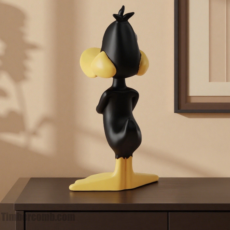 ダフィーダックの置物 クリエイティブヘッドホンスタンド兼PCデスク収納展示スタンド おしゃれなトレンドトイグッズ