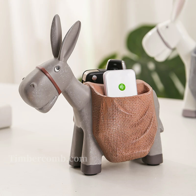 ペン立て収納飾り オフィス・書斎用 かわいいデスクアイテム オリジナルPCデスク装飾