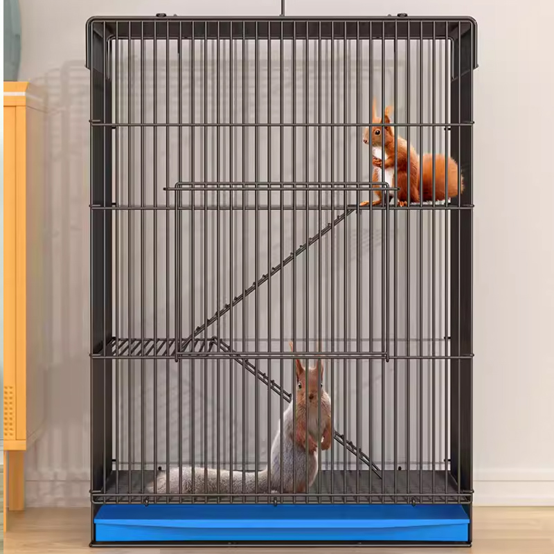 チンチラゲージ 3段 ウサギ ペットケージ ハムスター 小動物 ケージ ハンモック付 引出しトレー付 脱走防止 おしゃれ 大型ケージ  組立簡単 