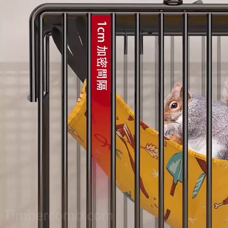 チンチラゲージ 3段 ウサギ ペットケージ ハムスター 小動物 ケージ ハンモック付 引出しトレー付 脱走防止 おしゃれ 大型ケージ  組立簡単 