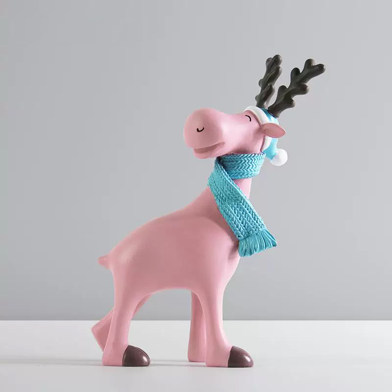 鹿の置物 創造的で高級感のある工芸品、リビング用テレビ台・花台・展示キャビネット・装飾小物