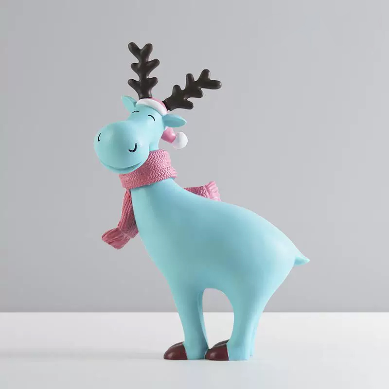 鹿の置物 創造的で高級感のある工芸品、リビング用テレビ台・花台・展示キャビネット・装飾小物