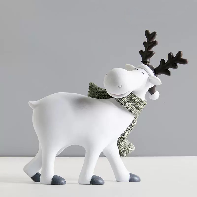 鹿の置物 創造的で高級感のある工芸品、リビング用テレビ台・花台・展示キャビネット・装飾小物