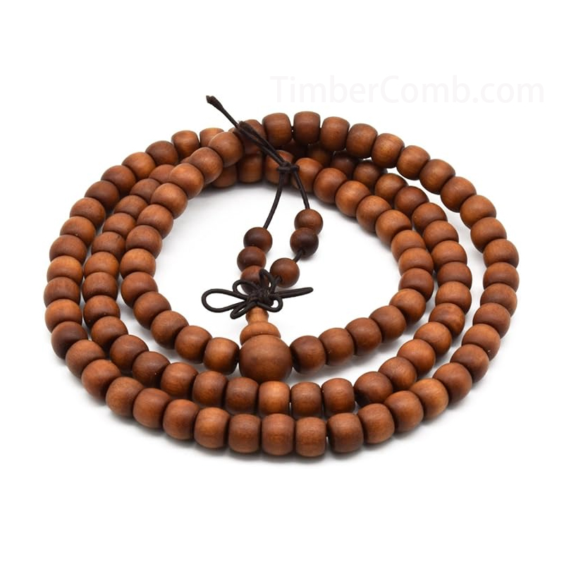 心を込めて選ぶインドネシアチーク インド産ビャクダン数珠 男女性用ブレスレット 腕輪念珠 モダンなブレスレット 木の質腕輪-木彫り高級人気専門店