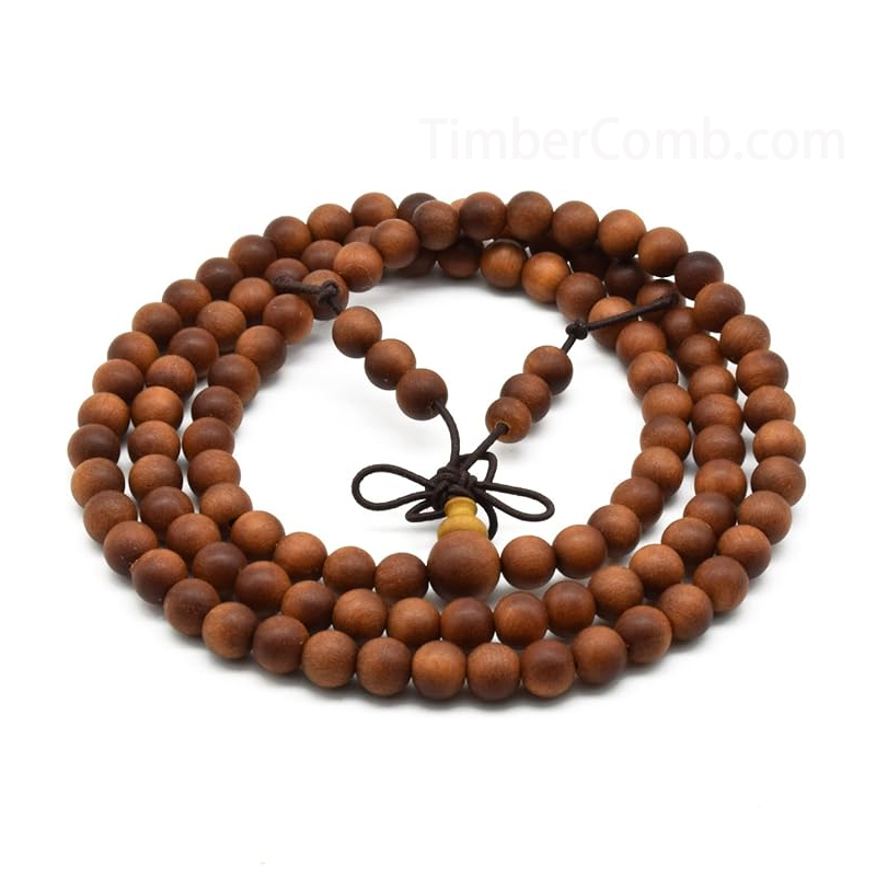 心を込めて選ぶインドネシアチーク インド産ビャクダン数珠 男女性用ブレスレット 腕輪念珠 モダンなブレスレット 木の質腕輪-木彫り高級人気専門店