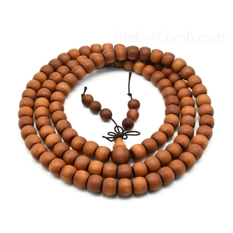 心を込めて選ぶインドネシアチーク インド産ビャクダン数珠 男女性用ブレスレット 腕輪念珠 モダンなブレスレット 木の質腕輪-木彫り高級人気専門店