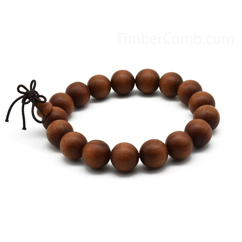 心を込めて選ぶインドネシアチーク インド産ビャクダン数珠 男女性用ブレスレット 腕輪念珠 モダンなブレスレット 木の質腕輪-木彫り高級人気専門店