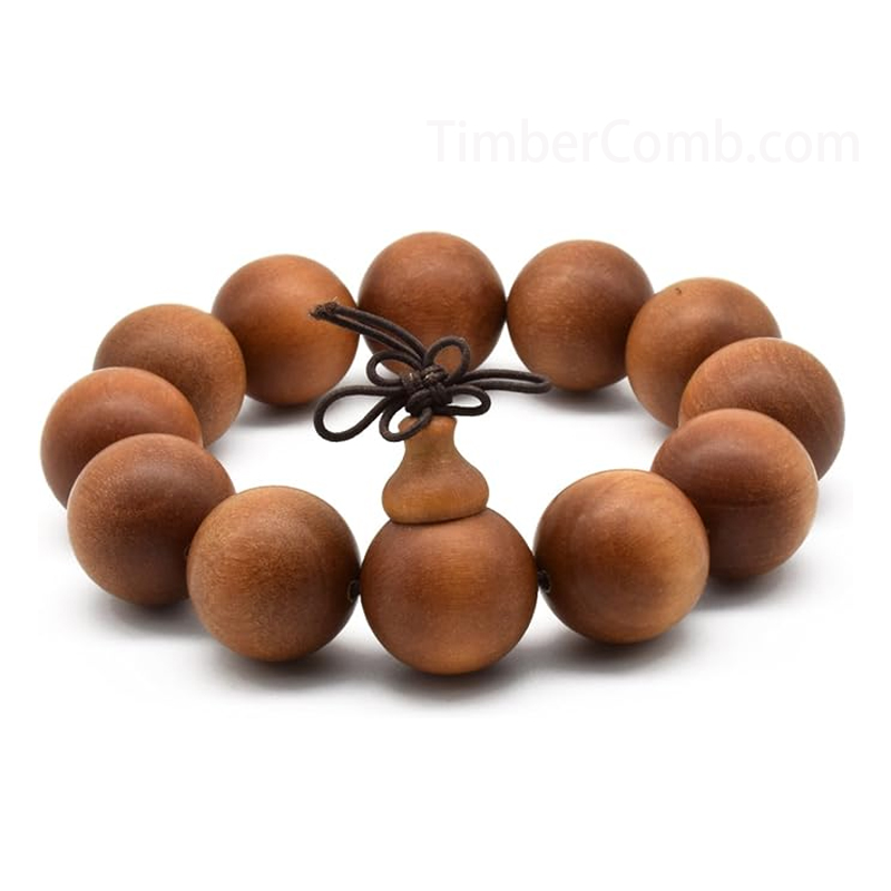 心を込めて選ぶインドネシアチーク インド産ビャクダン数珠 男女性用ブレスレット 腕輪念珠 モダンなブレスレット 木の質腕輪-木彫り高級人気専門店