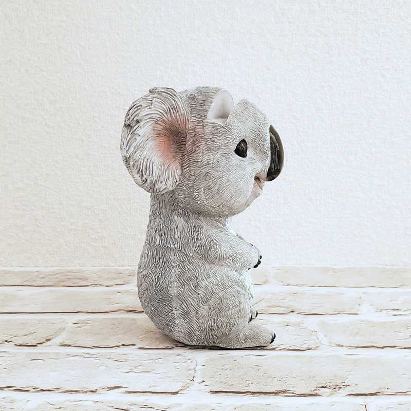 コアラ置物 メガネスタンド 動物置物 インテリア 収納 オフィスの癒しアイテム デスク上が楽しくなる“心が整う”ギフト