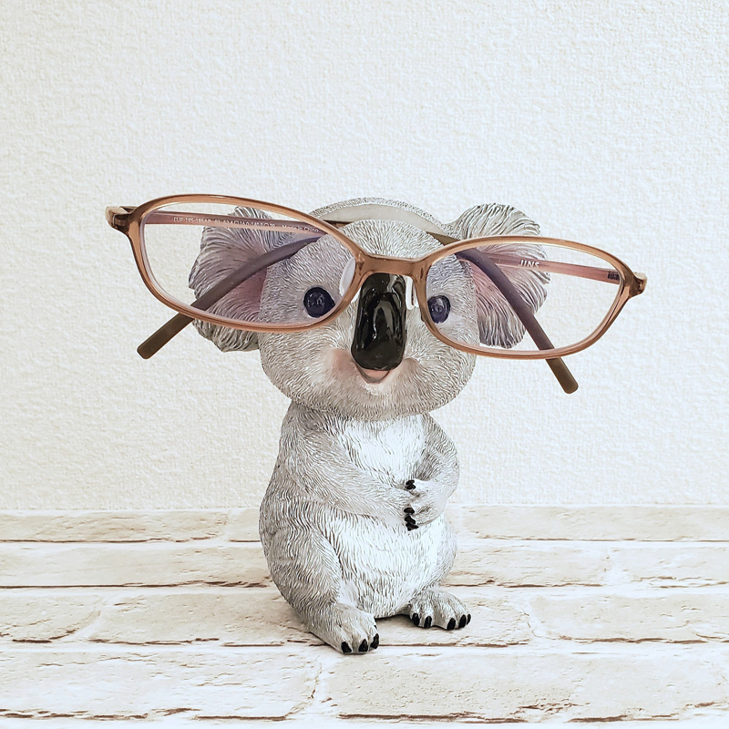 コアラ置物 木彫り