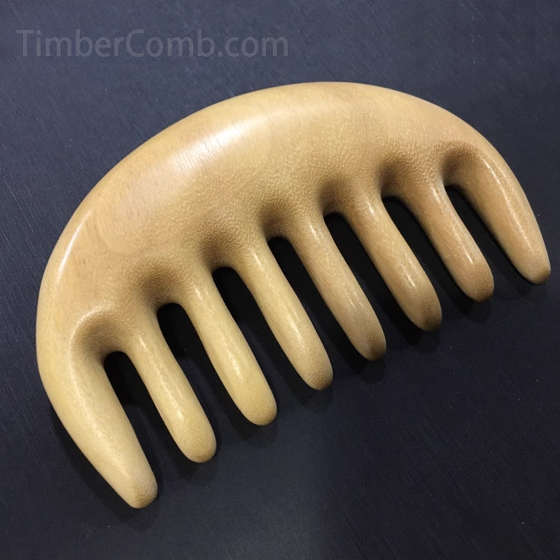 漢方素材の手工按摩櫛
