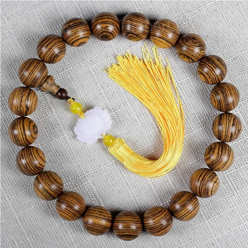 手作り腕輪のブレスレット 男性用女性用天然木数珠  木の質念珠 天然の香木白檀ブレスレット-木彫り高級人気専門店