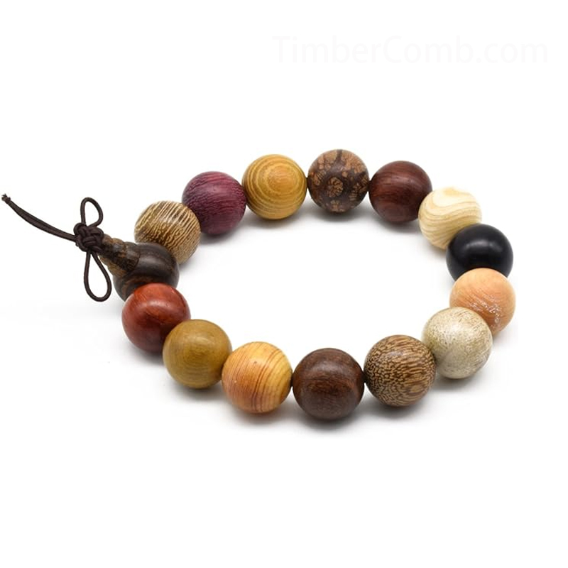 天然多宝木数珠念珠ブレスレット男性用女性用 人気な腕輪ブレスレット いろいろな色 檀木の念珠-木彫り高級人気専門店