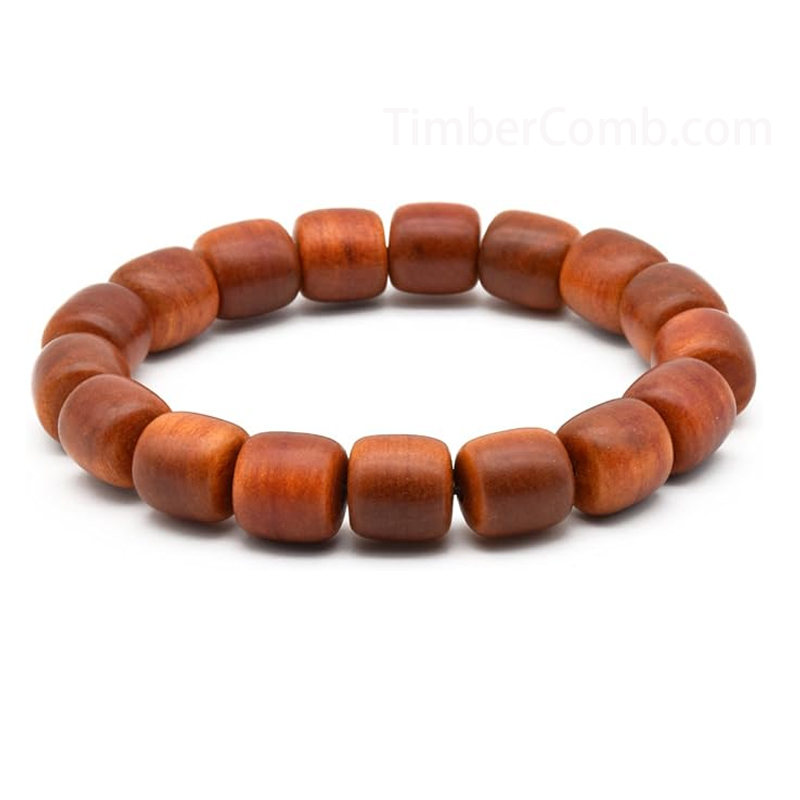インドネシア産天然木血龍の木腕輪 男性用女性用ブレスレット 開光帝王血龍木の木の質念珠 高貴で優雅な念珠-木彫り高級人気専門店
