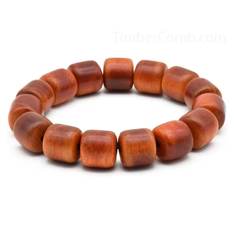インドネシア産天然木血龍の木腕輪 男性用女性用ブレスレット 開光帝王血龍木の木の質念珠 高貴で優雅な念珠-木彫り高級人気専門店