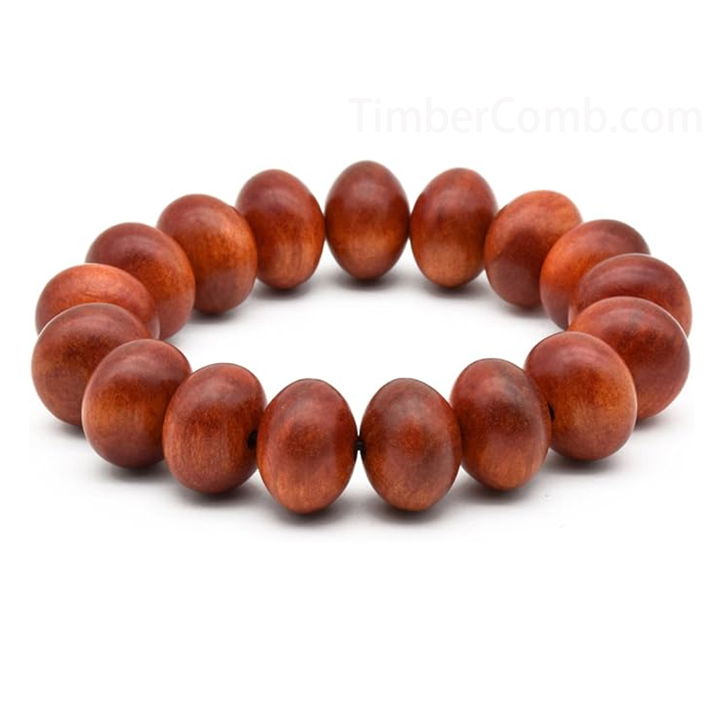 インドネシア産天然木血龍の木腕輪 男性用女性用ブレスレット 開光帝王血龍木の木の質念珠 高貴で優雅な念珠-木彫り高級人気専門店