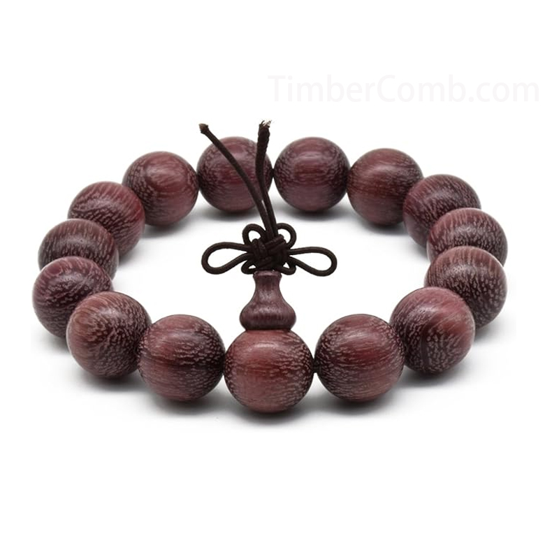 天然木精工パープルハート 女性用男性用数珠 木製 仏具 精品念珠 おしゃれ 手作り腕輪のブレスレット-木彫り高級人気専門店
