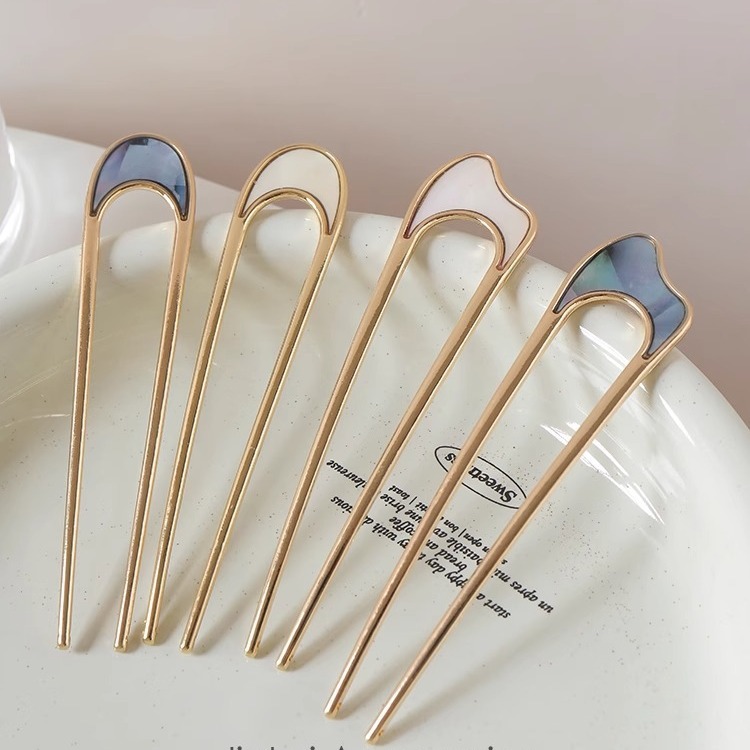 ヘアピン  Uピン かんざし  レディース 髪飾り 和装 留袖 ヘアフォーク