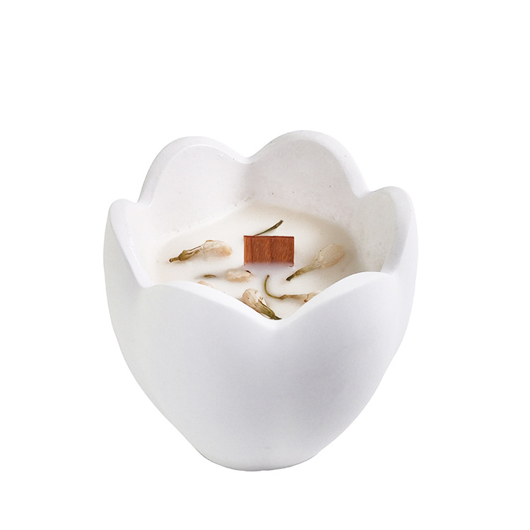 アロマキャンドル ローズ ジャスミン 金木犀 ソイキャンドル 花瓣デザイン ソイワックス 天然アロマ ドライフラワー キャンドル