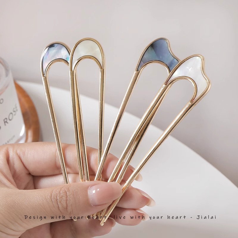 ヘアピン  Uピン かんざし  レディース 髪飾り 和装 留袖 ヘアフォーク