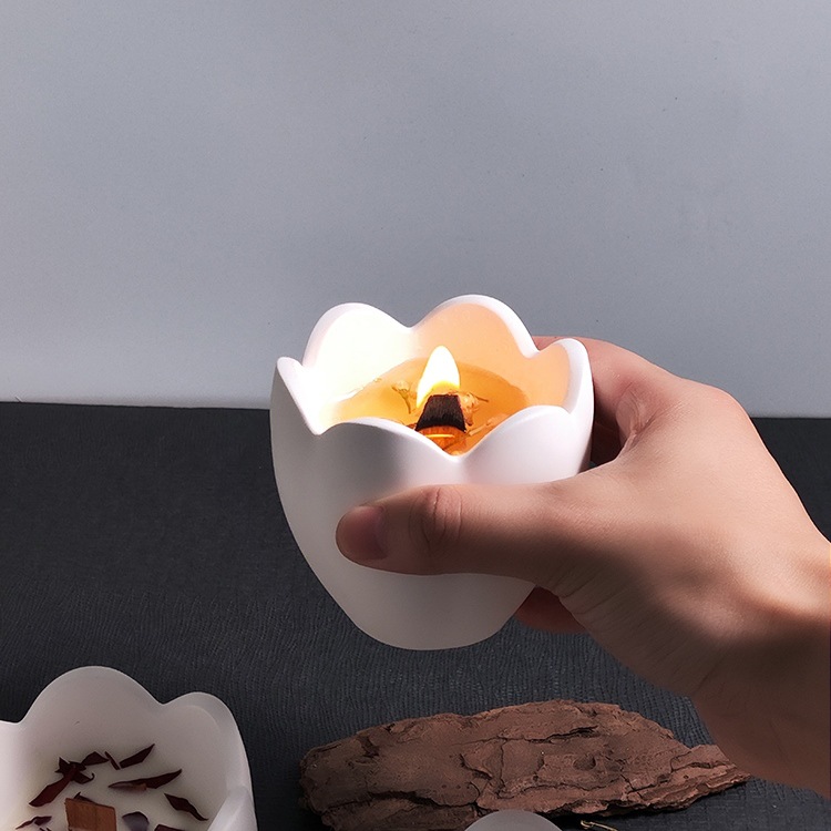 アロマキャンドル ローズ ジャスミン 金木犀 ソイキャンドル 花瓣デザイン ソイワックス 天然アロマ ドライフラワー キャンドル