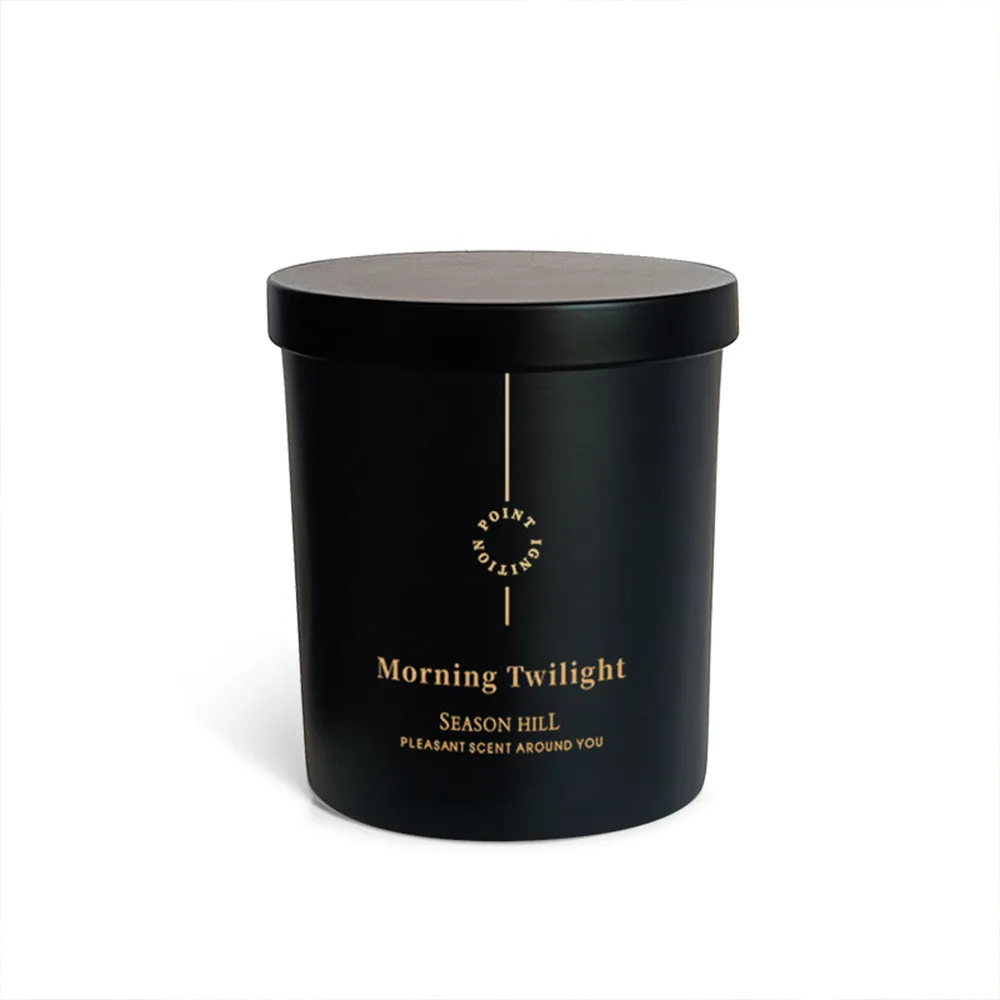 プレミアム アロマキャンドル 黒缶入り ソイキャンドル キャンドルランタン ルームフレグランス お風呂 瞑想 誕生日 お祝い