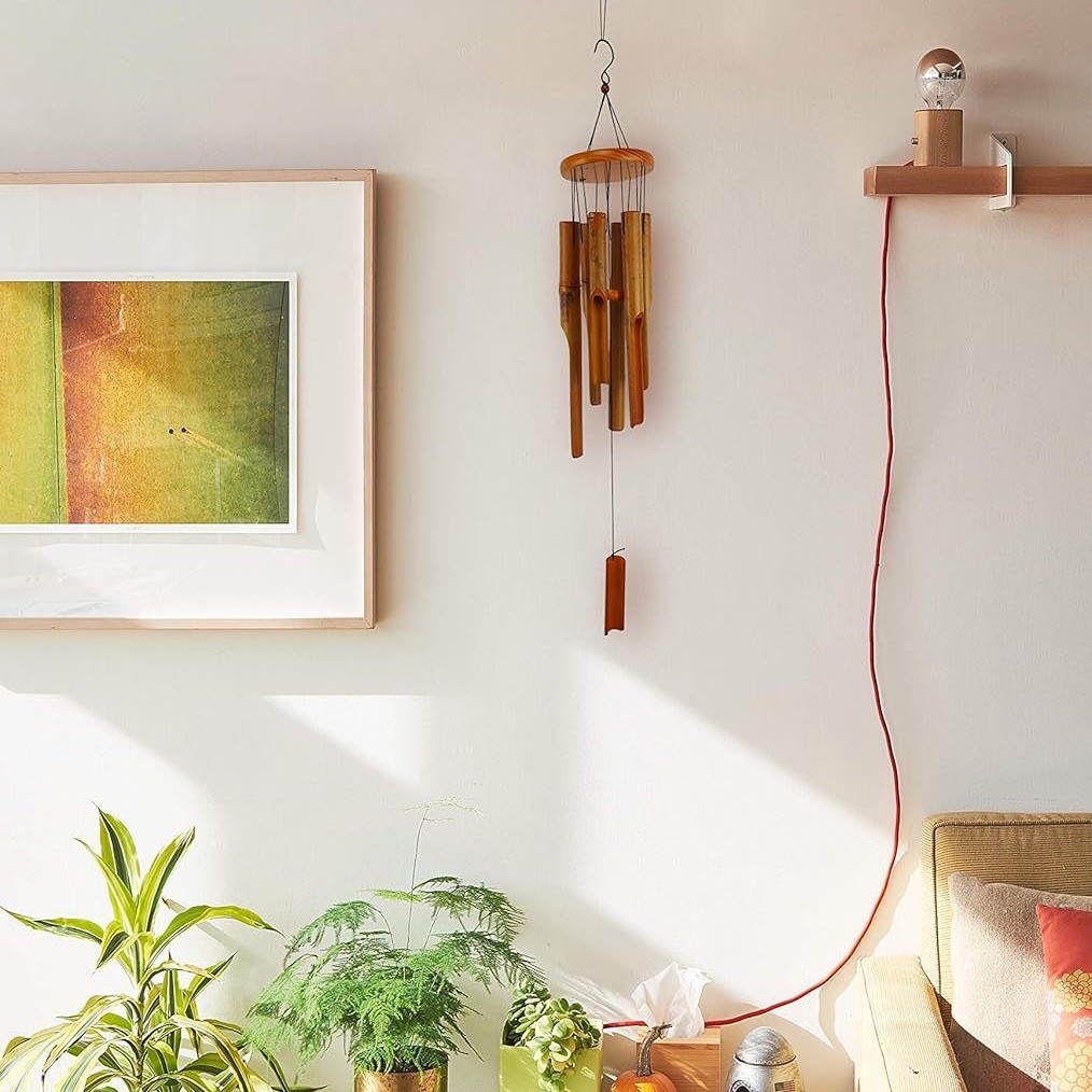 バンブー風鈴 ヒーリング風鈴 バリ風 竹 おしゃれ 癒し 雑貨