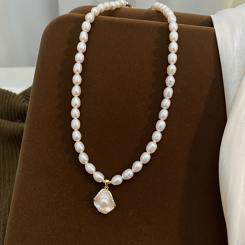 パールネックレス  真珠 5mm 貝パール レディース フォーマル 結婚式 卒業式 入学式 贈答 プレゼント 