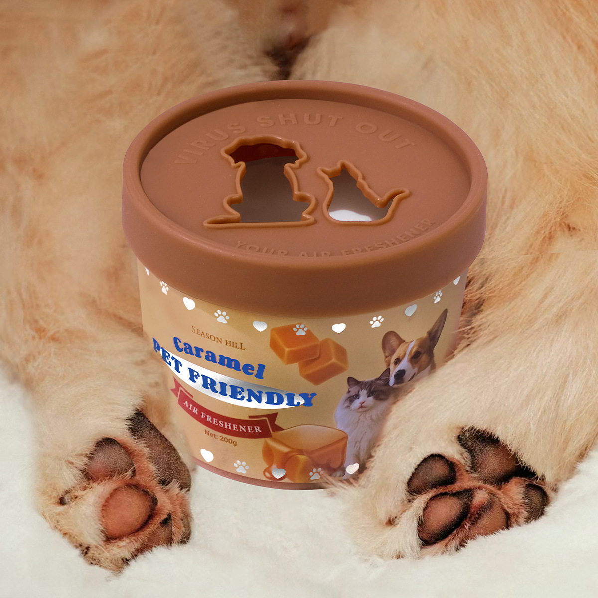 ペット用強力消臭剤 200g  置き型 ペットの糞尿　体臭 マーキング臭等のニオイを強力消臭 安心 安全