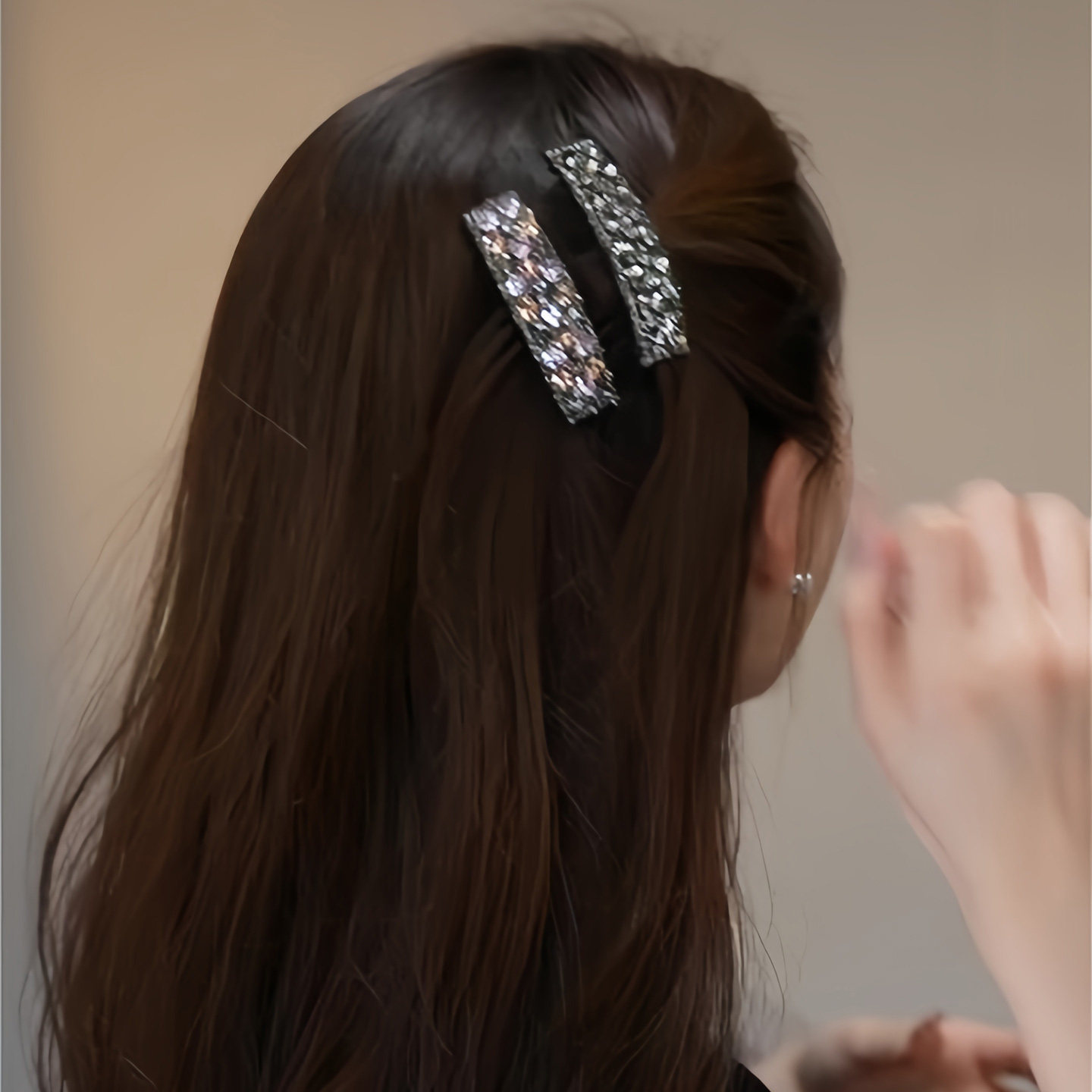 夜会巻きコーム かんざし ラインストーン レディース 簪 コーム 髪飾り 韓国風 成人式 着物 結婚式