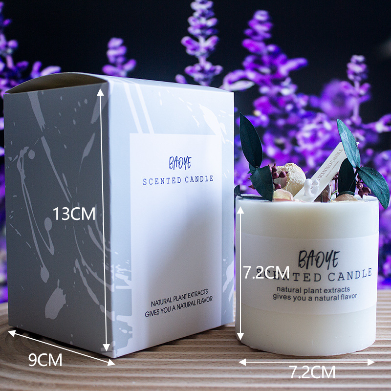 アロマキャンドル ろうそく ドライフラワー入り 誕生日プレゼント キャンドル ソイキャンドル 天然 女性 お風呂 瞑想