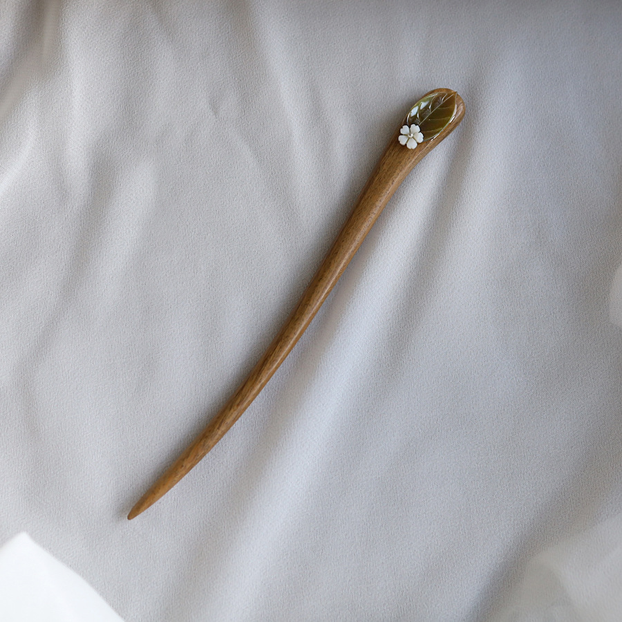 かんざし 一本差し 桜 簪 木製 天然木 普段使い 髪飾り 和装 着物