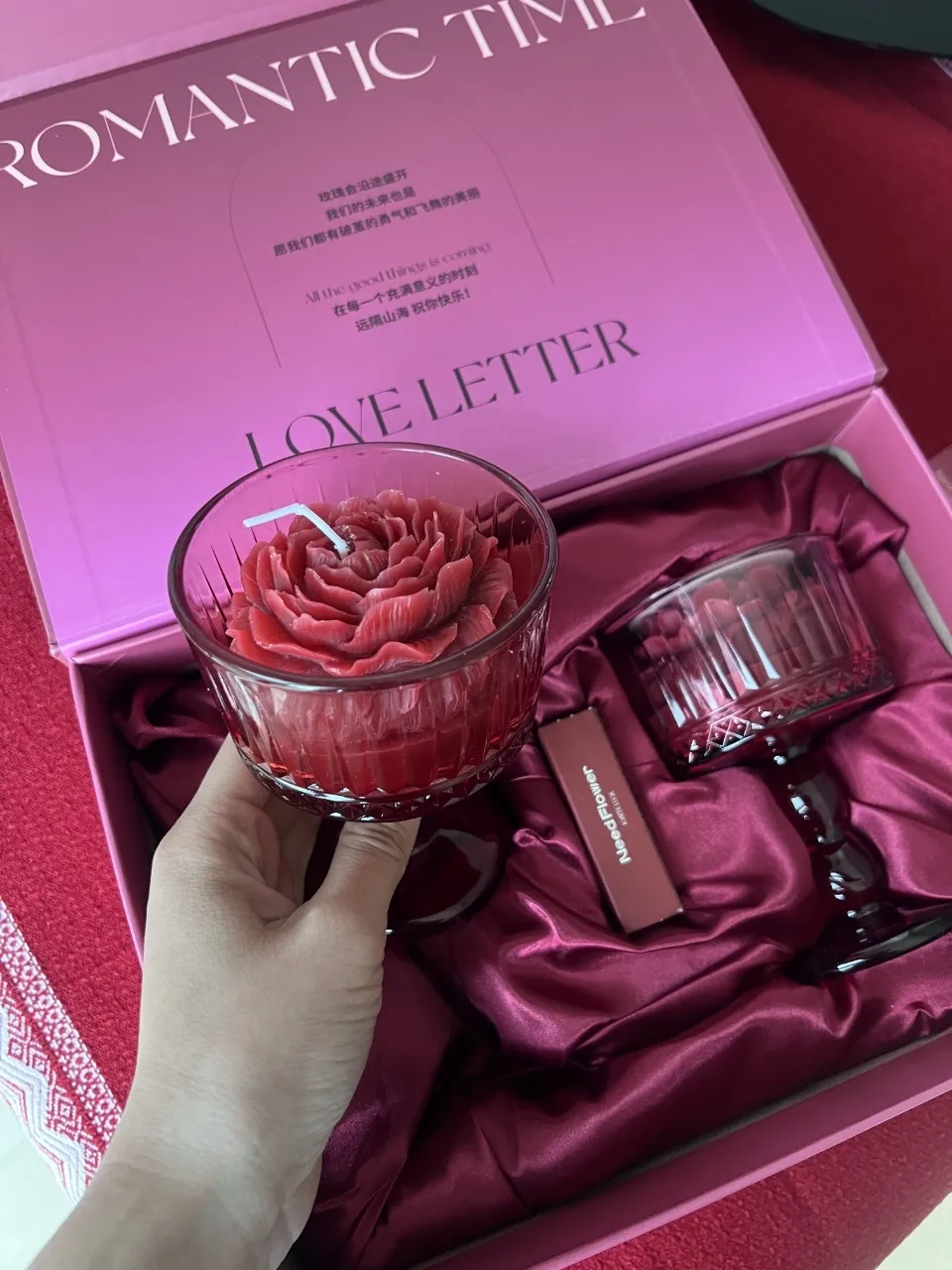 アロマキャンドル ゼント 2個 ローズキャンドル ウェディングギフト 周年お祝い 結婚祝い 誕生日 ソイワックスキャンドル