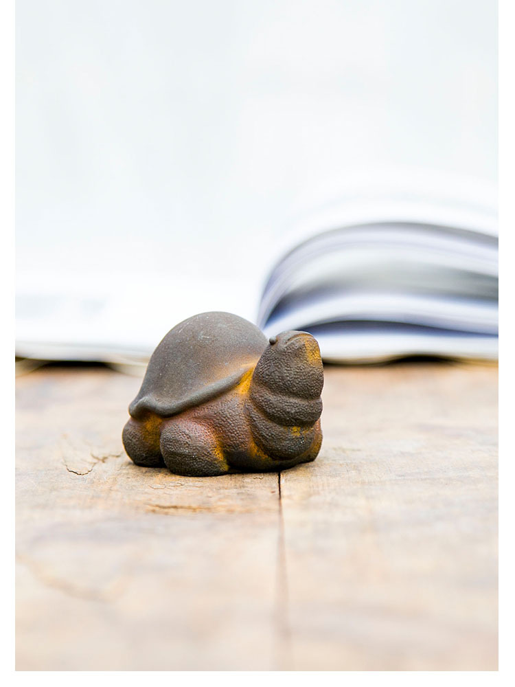 亀の置物 かめ 鋳物風 開運招福の縁起物 風水 ハンドメイド 可愛い 和風