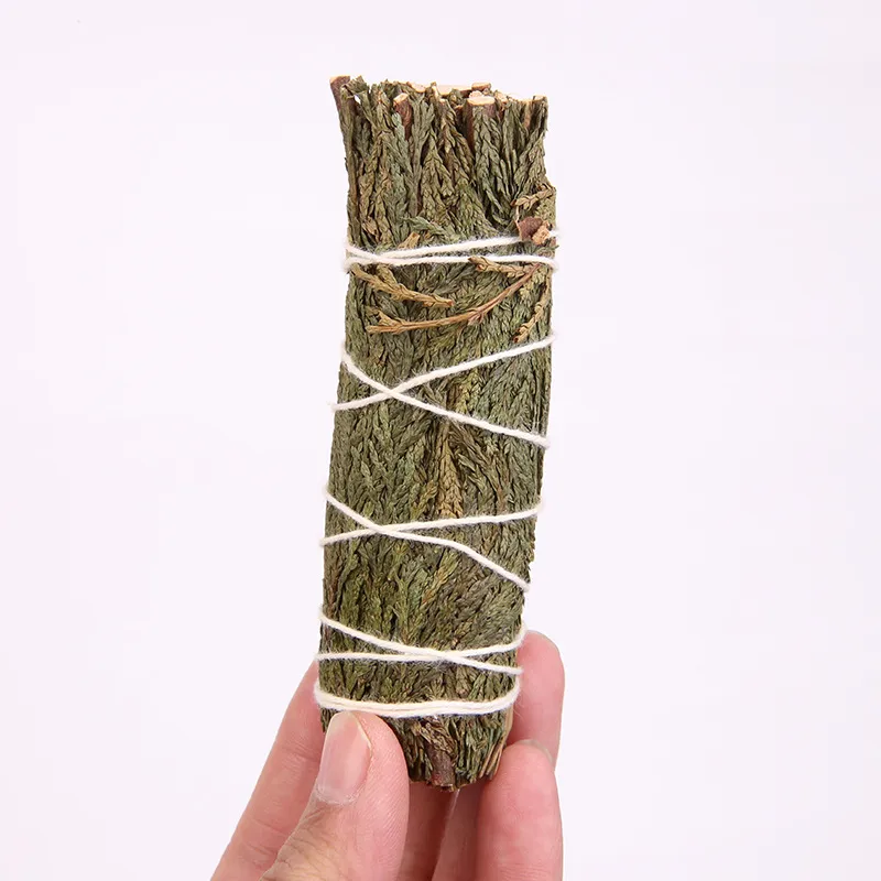 天然 シダーウッド バンドル スモーキー アロマ お香 ヨガ 瞑想 浄化用