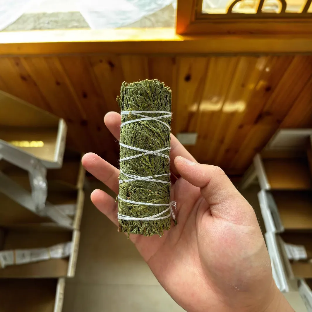 天然 シダーウッド バンドル スモーキー アロマ お香 ヨガ 瞑想 浄化用