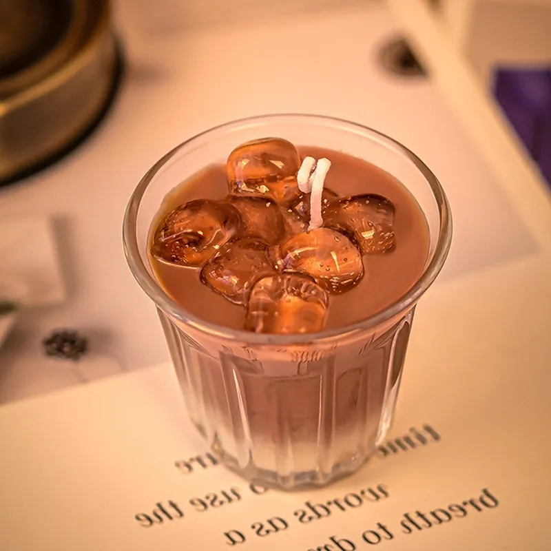 アロマキャンドル カフェラテ風 ソイキャンドル プチギフト アロマ インテリア カフェラテの香り