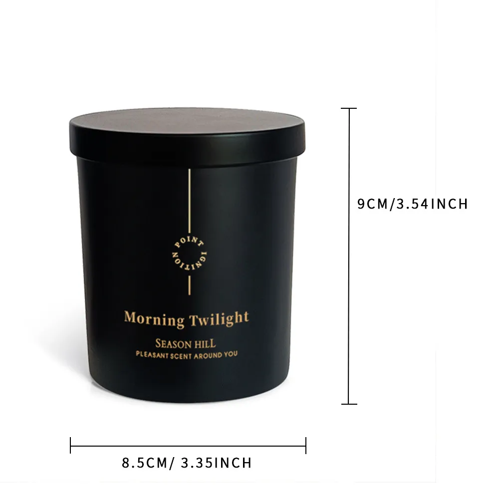 プレミアム アロマキャンドル 黒缶入り ソイキャンドル キャンドルランタン ルームフレグランス お風呂 瞑想 誕生日 お祝い