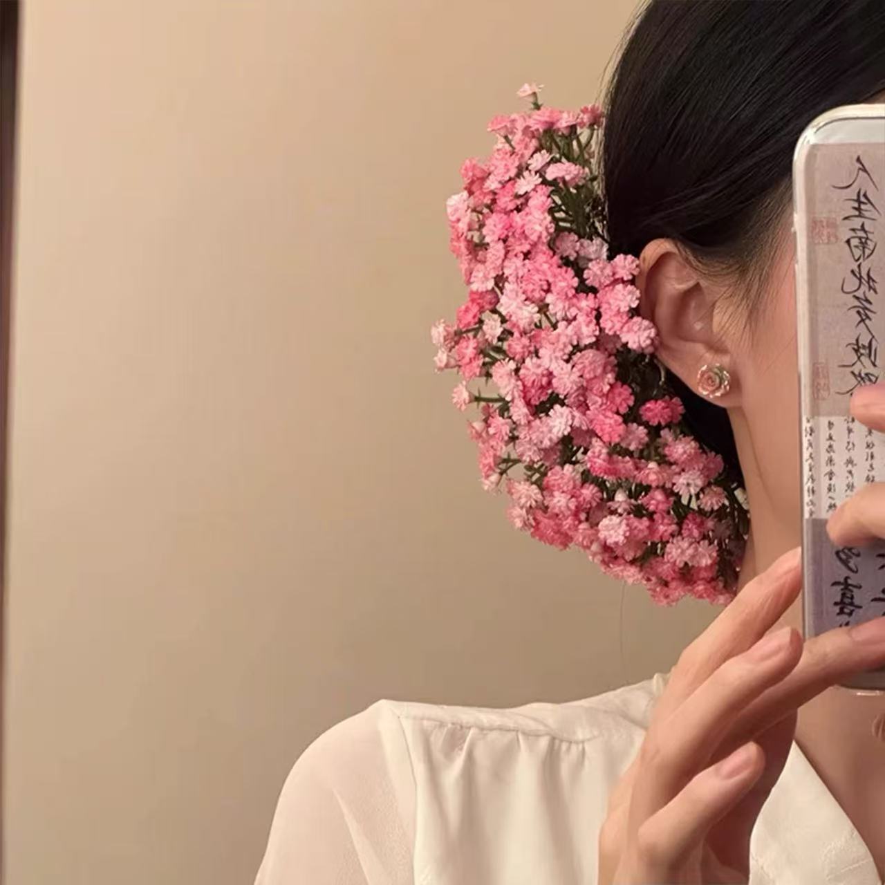 成人式 髪飾り 満天星 どうだん Uピン 造花 ヘアピン 結婚式 卒業式 ヘアアクセサリー 