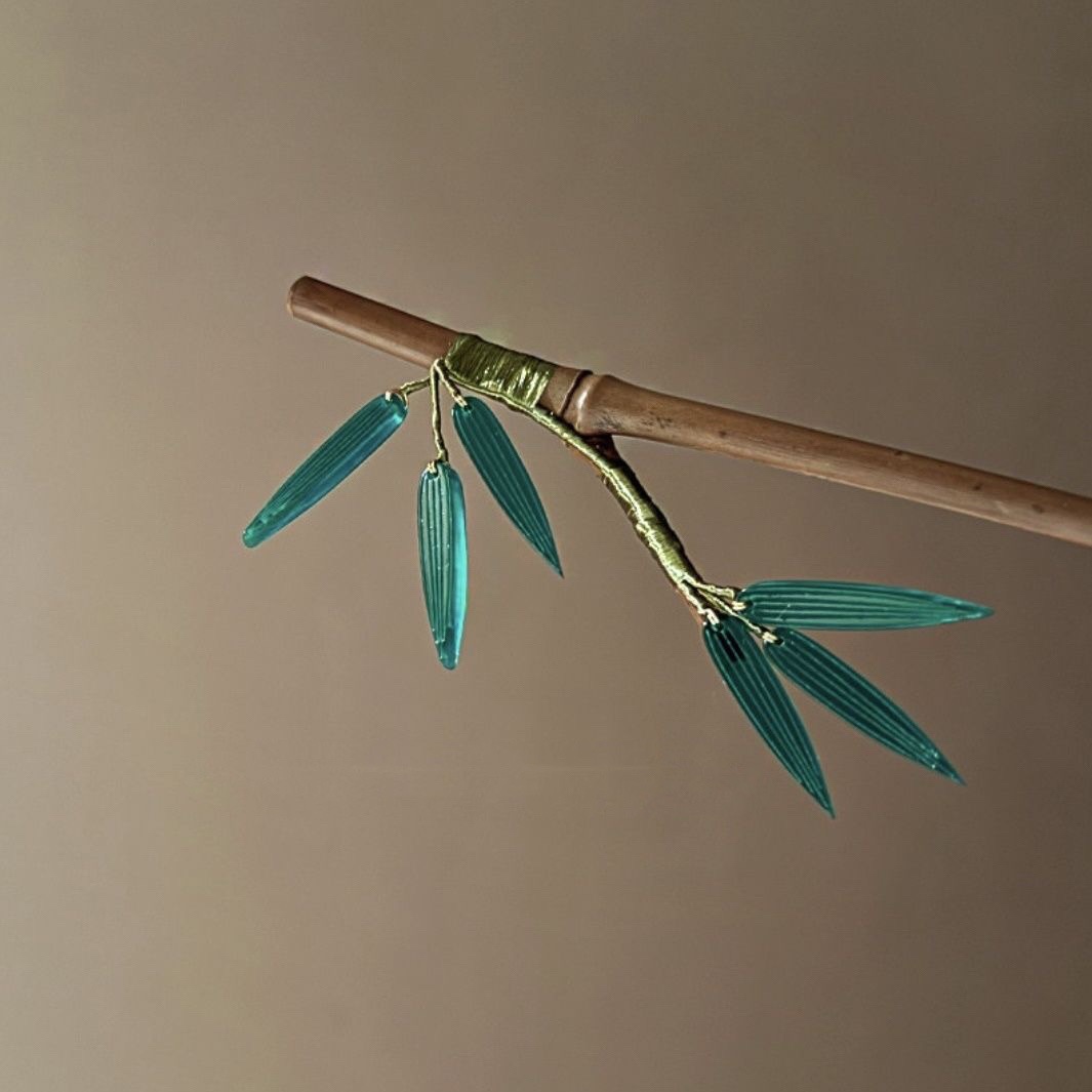 かんざし 一本差し 簪 木製  竹葉 清風 天然木ヘアピン 髪飾り  ギフト レディース 送料無料