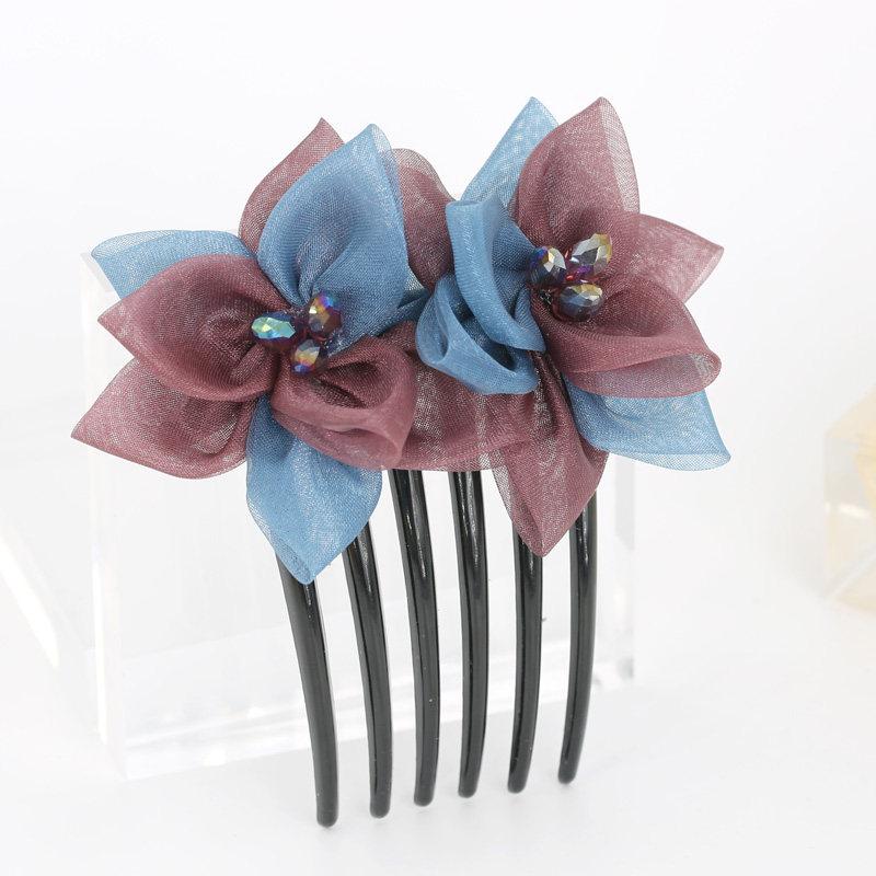 髪飾り かんざし 簪 シルクフラワー  ヘアコーム レディース 女性 ヘアアクセサリー  おしゃれ 成人式 結婚式