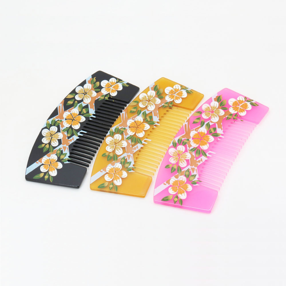 前櫛かんざし くしかんざし 桜蒔絵 花魁 簪 飾り櫛 和装 髪飾り 成人式 卒業式 結婚式 全3色